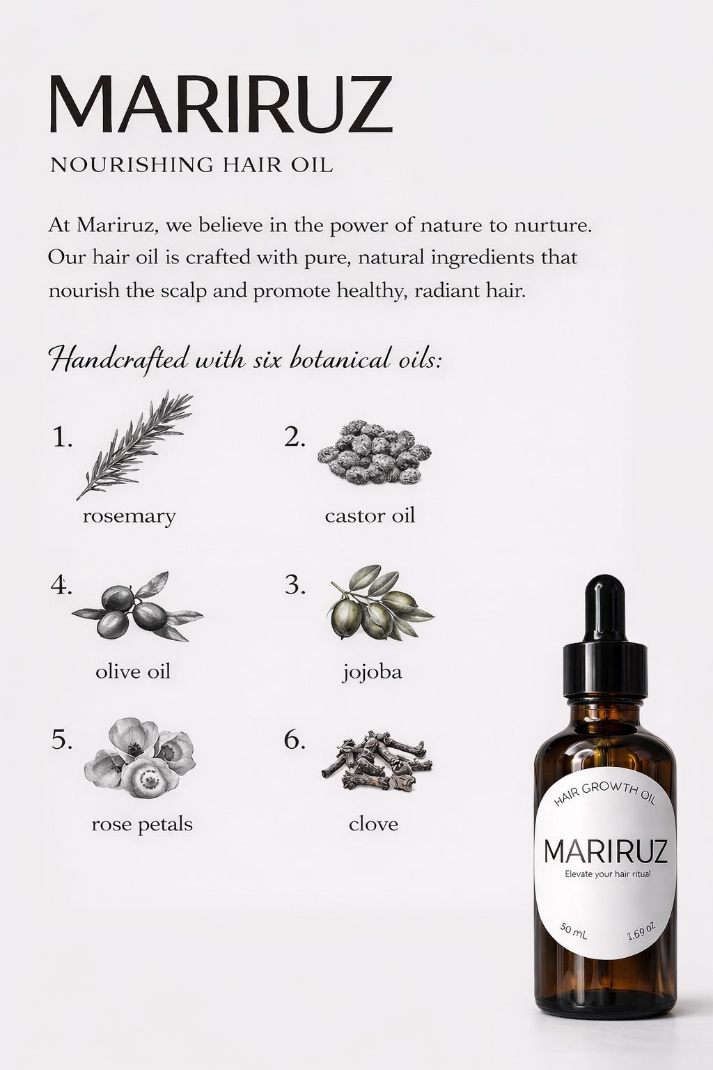 MARIRUZ HAIRGROWTH OIL
